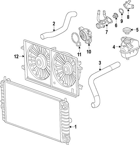 Radiator & Components for 2008 Chevrolet Malibu